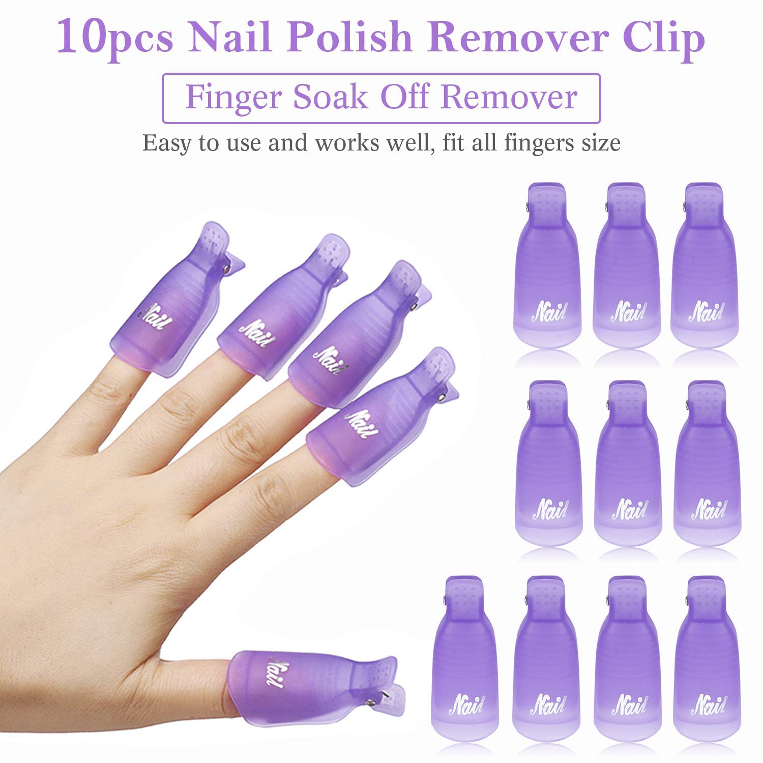 Nail Art Ideas - LULAA 10 pièces/16 pièces en plastique