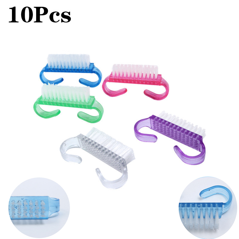 Nail Art Lotso - 10 pièces/lot nettoyage brosse à ongles