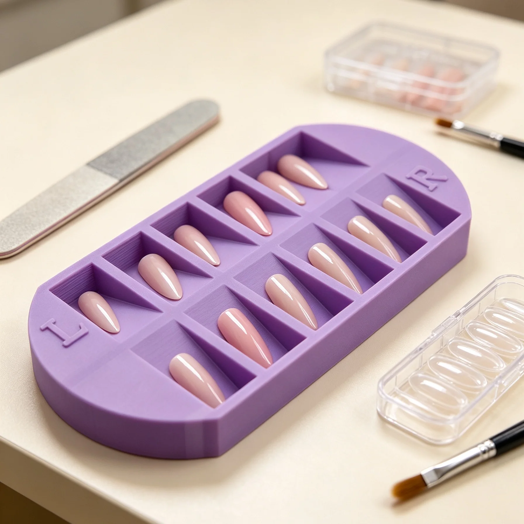 Nail Art Simple - Plateau de rangement pour 8 faux