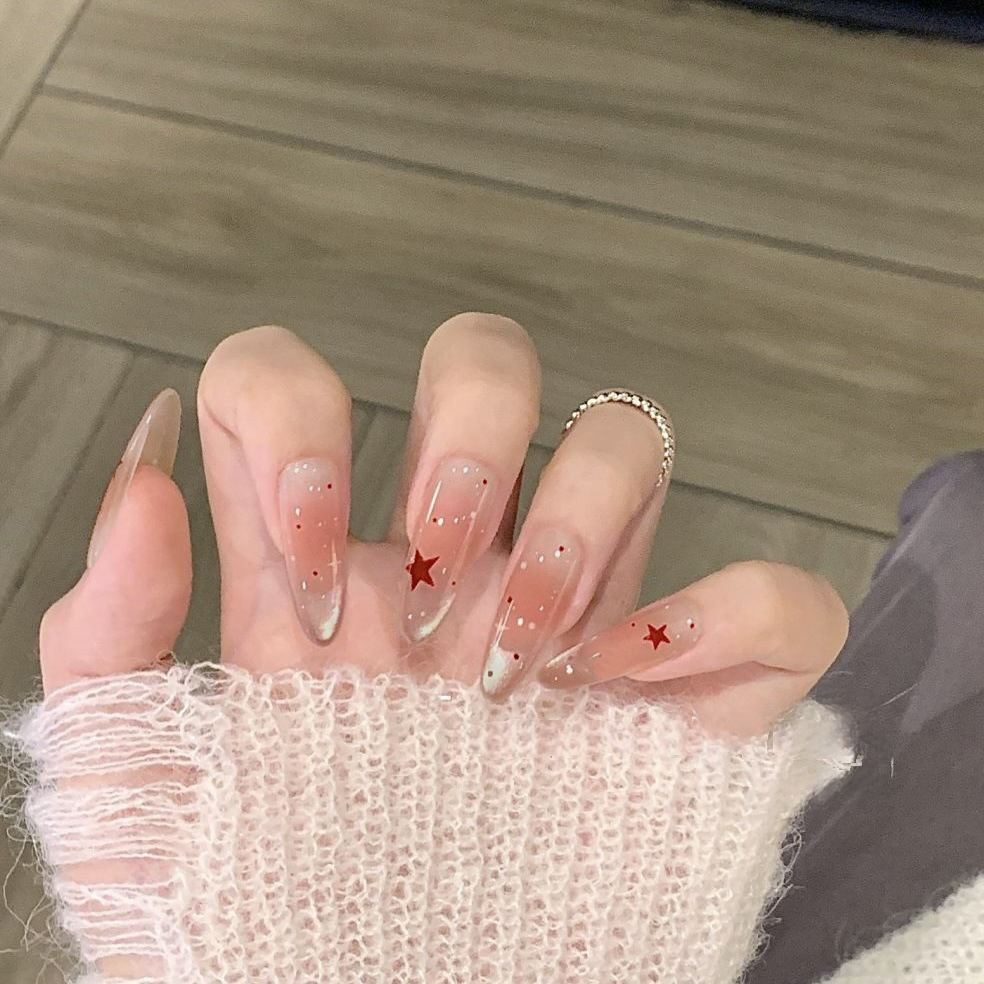 Nail Art Fake - 10 pièces/sac chat magnétique Blush effet