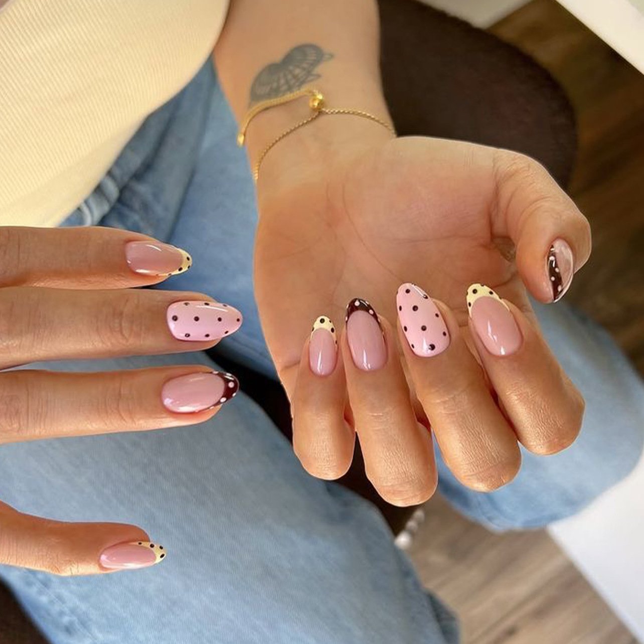 Nail Art Simple - Lot de 24 faux ongles en