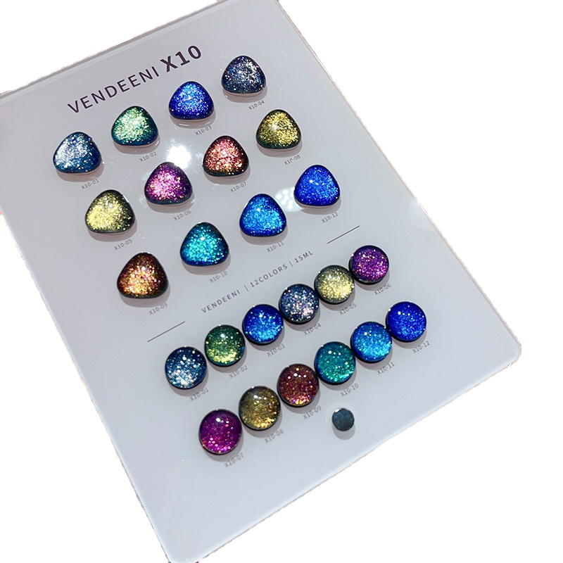 Nail Art Eye Cat - VENDEENI Kit de Gel UV Non