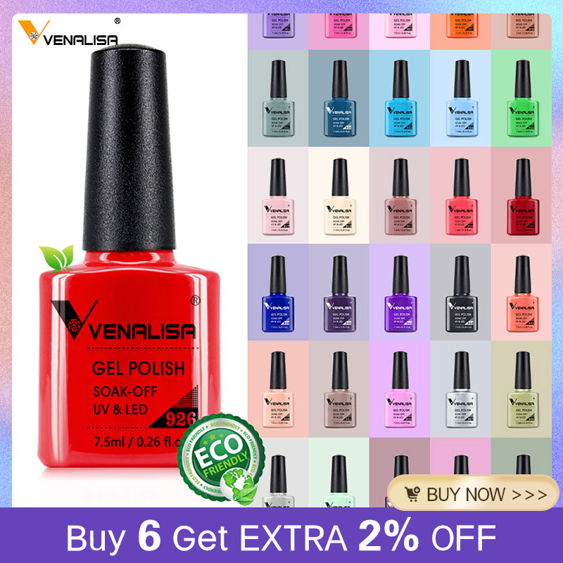 Nail Art One Piece - Venalisa 7.5ml vernis à ongles Gel
