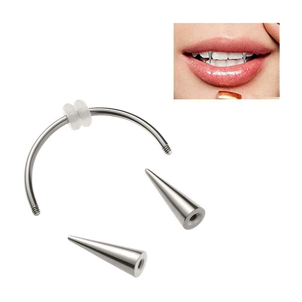 WKOUD-Piercing Dents De Tigre  - Nail Art Vampire avis et prix