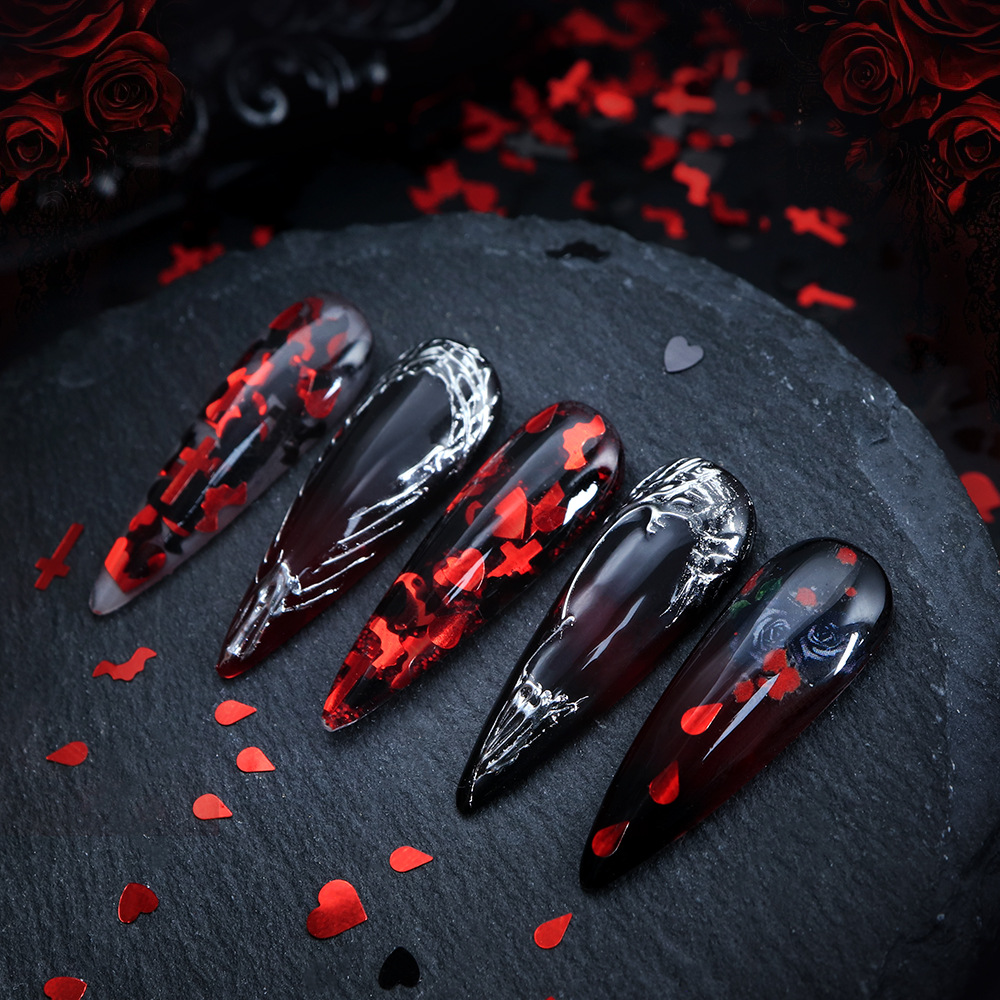 Paillettes pour ongles Hallowe - Nail Art Vampire avis et prix