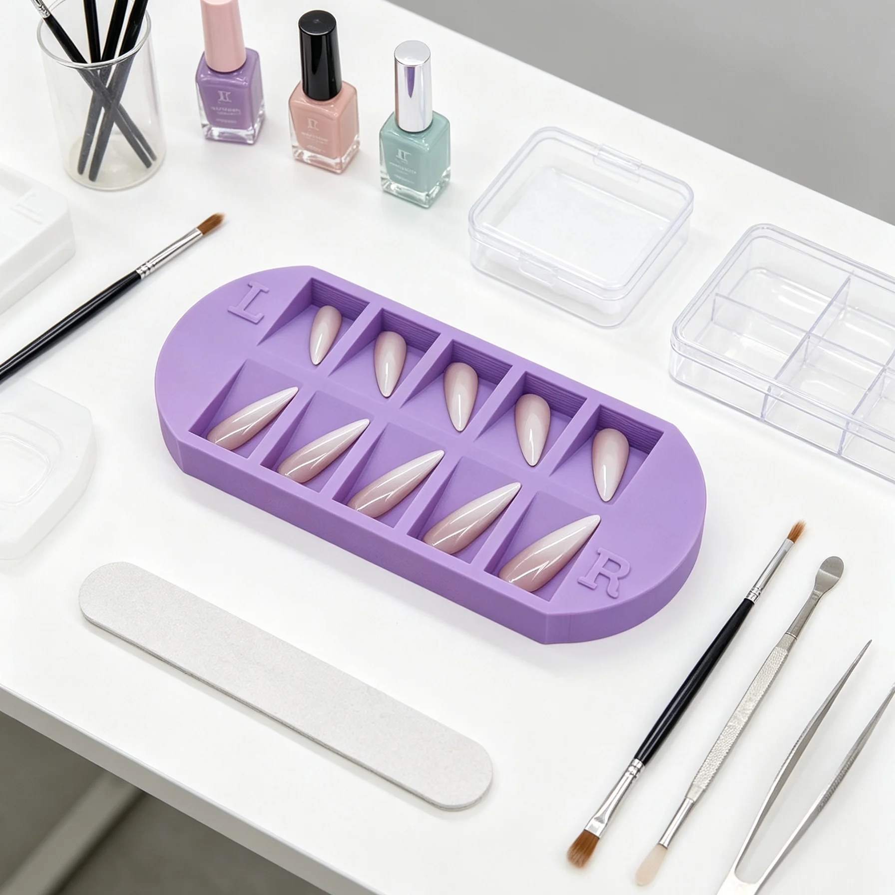 Plateau de rangement pour 8 fa - Nail Art Simple avis et prix