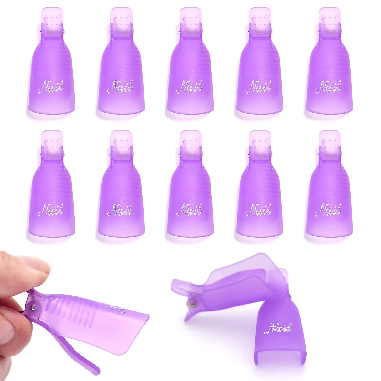 Lot de 10 pinces en plastique  - Nail Art Ideas avis et prix