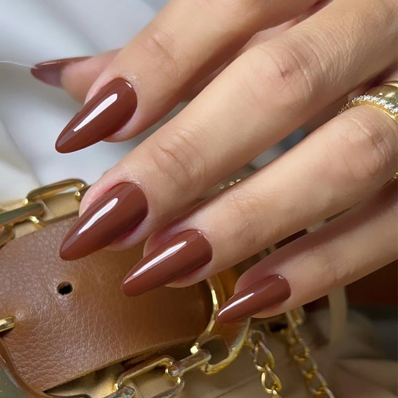 24 faux ongles de couleur unie - Nail Art Simple avis et prix