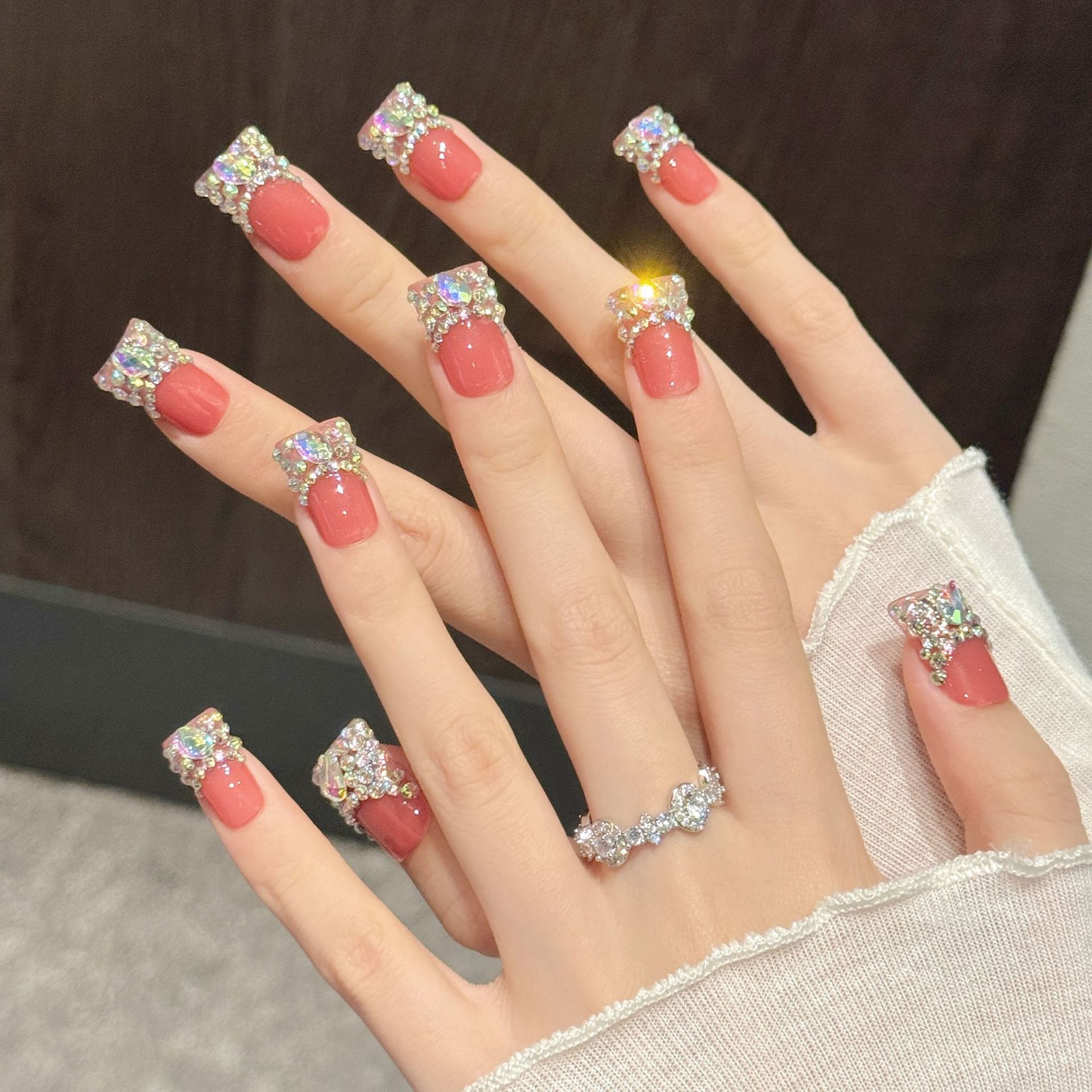 10 pièces Flash diamant Style  - Nail Art Fake avis et prix