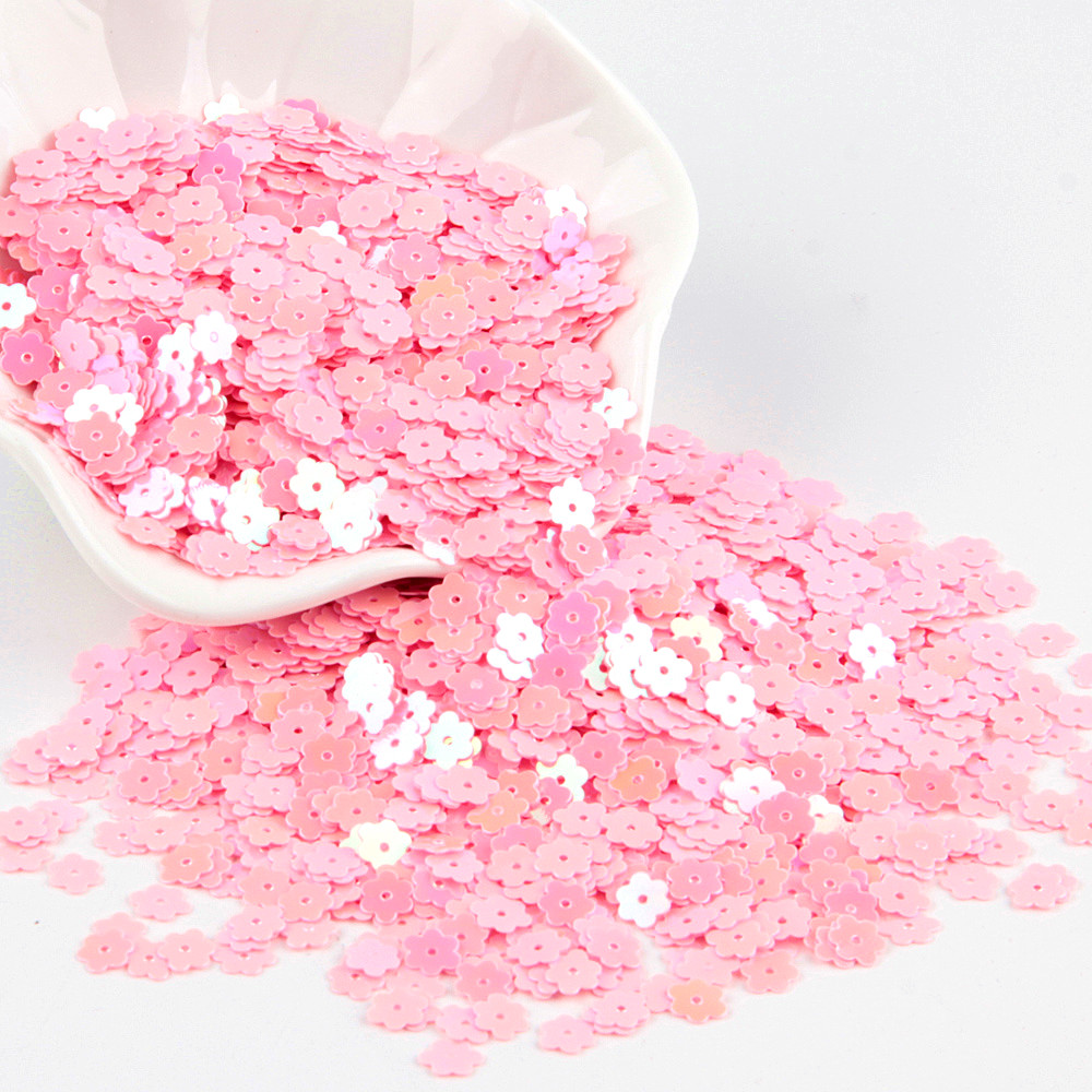 Paillettes de fleurs roses mat - Nail Art Lotso avis et prix