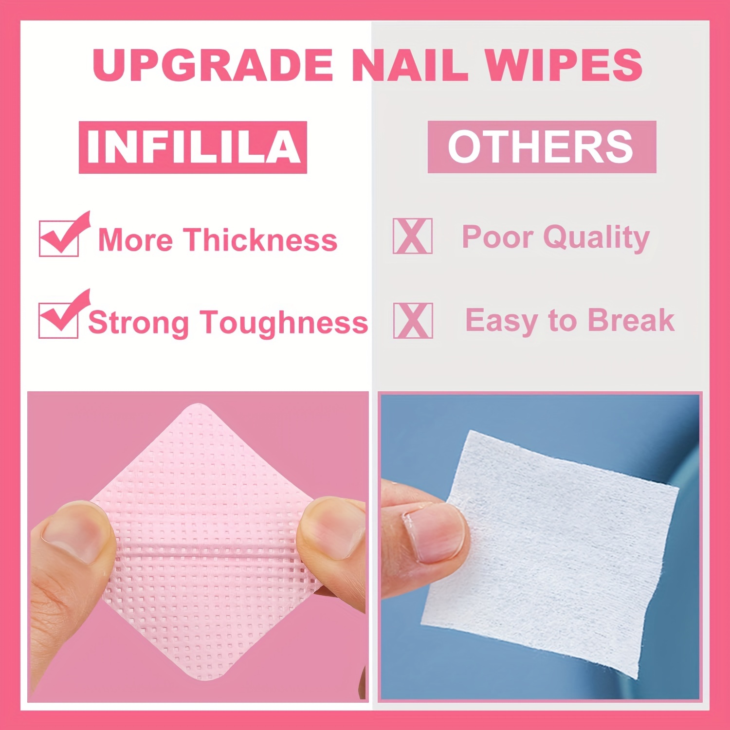20/600 pièces lingettes à ongl - Nail Art Ideas avis et prix