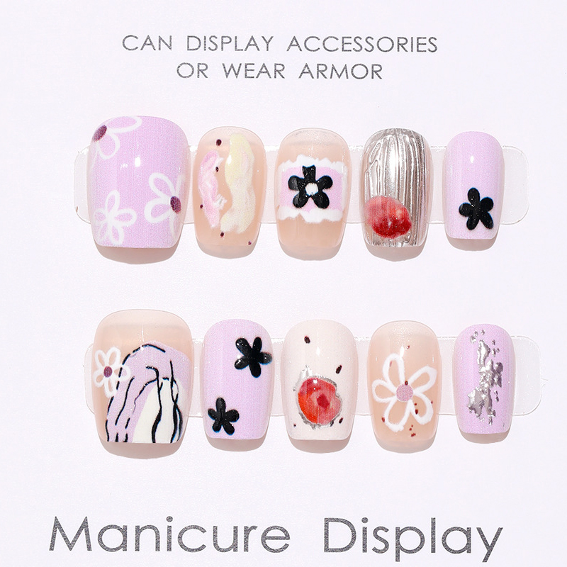 10 faux ongles coréens pour fe - Nail Art Eye Cat avis et prix
