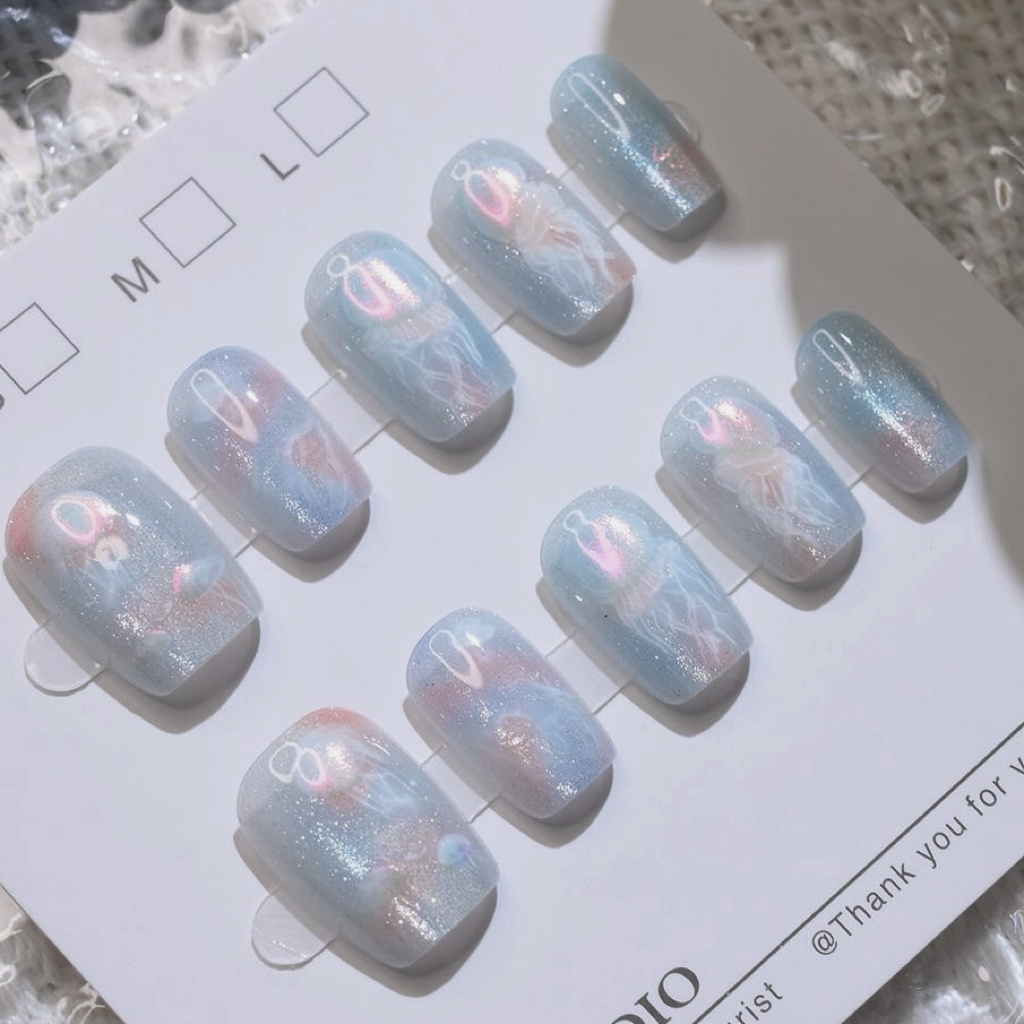 10 pièces femmes couleur médus - Nail Art Eye Cat avis et prix