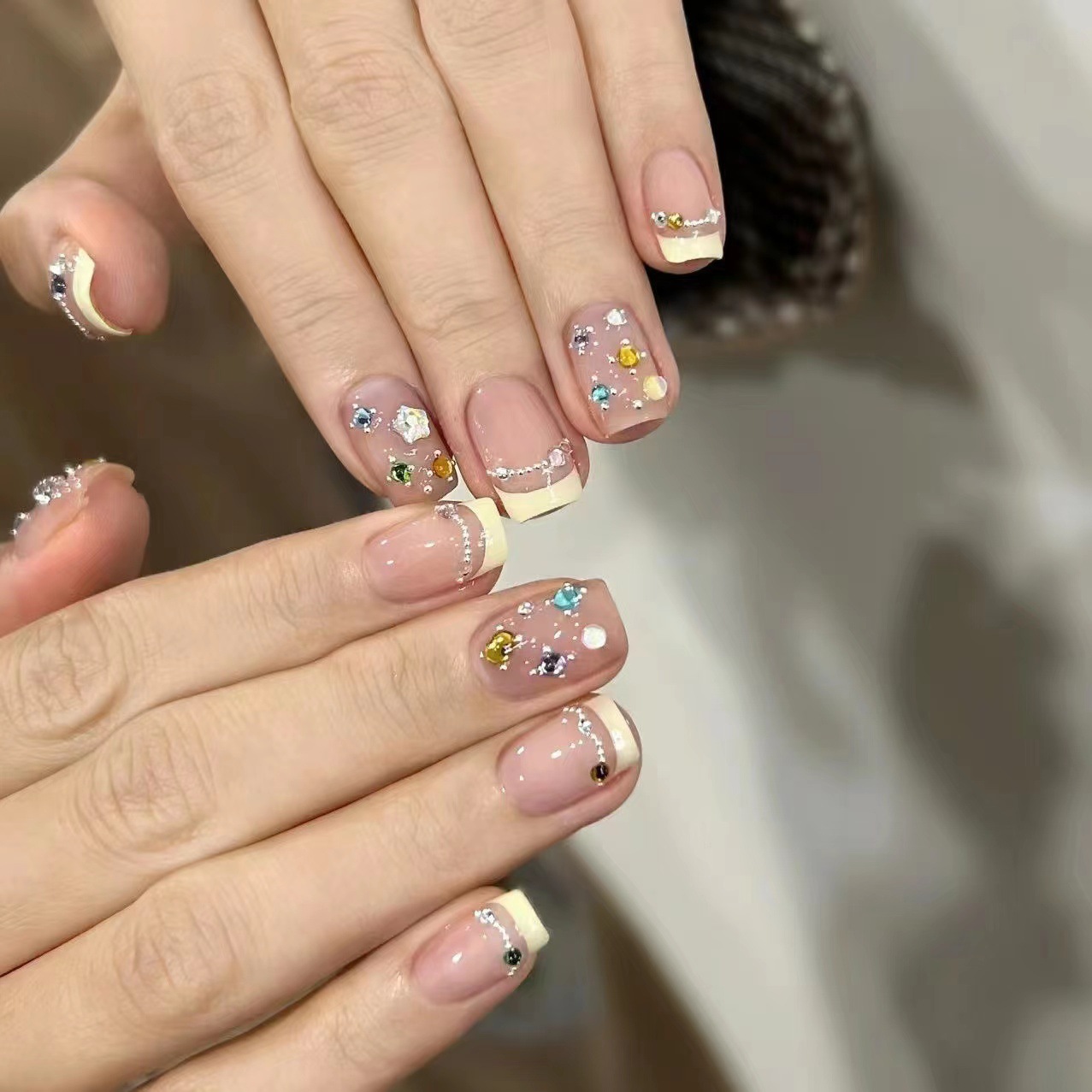 Faux ongles en acrylique faits - Nail Art Eye Cat avis et prix