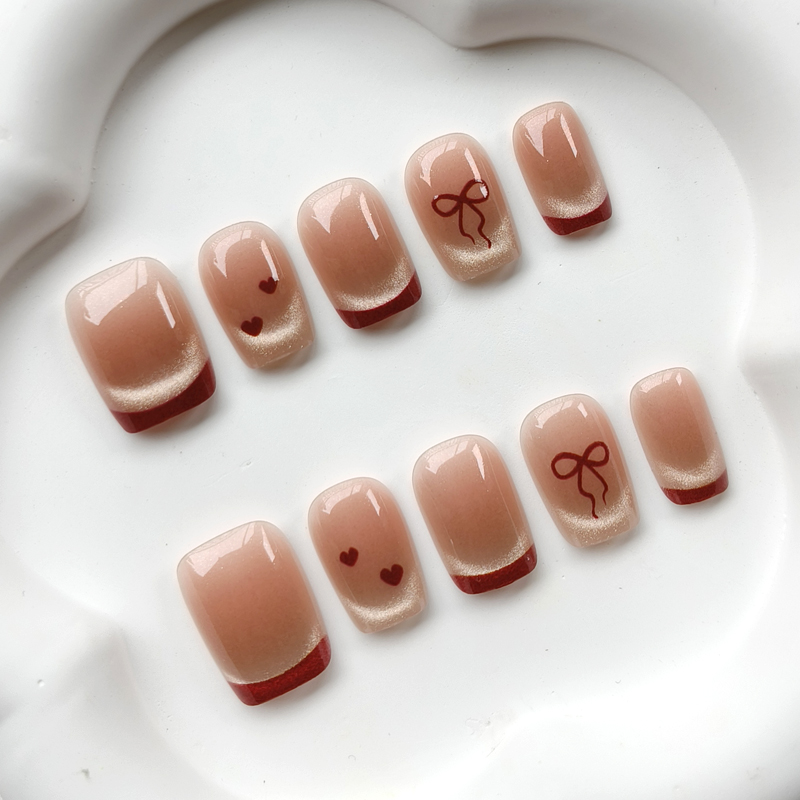 10 pièces de faux ongles à pre - Nail Art Eye Cat avis et prix
