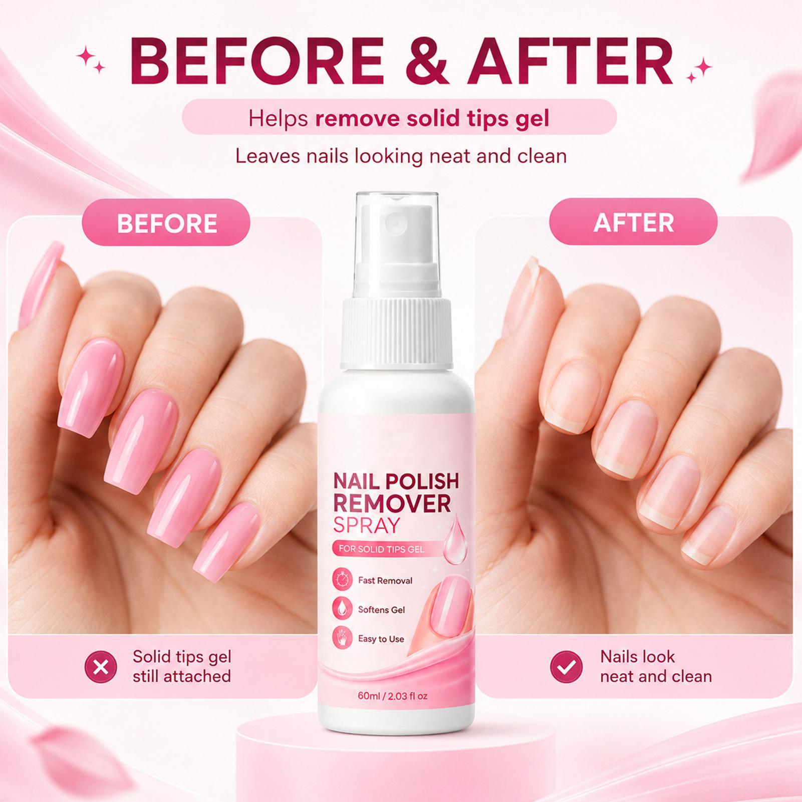 Spray dissolvant pour faux ong - Nail Art Fake avis et prix