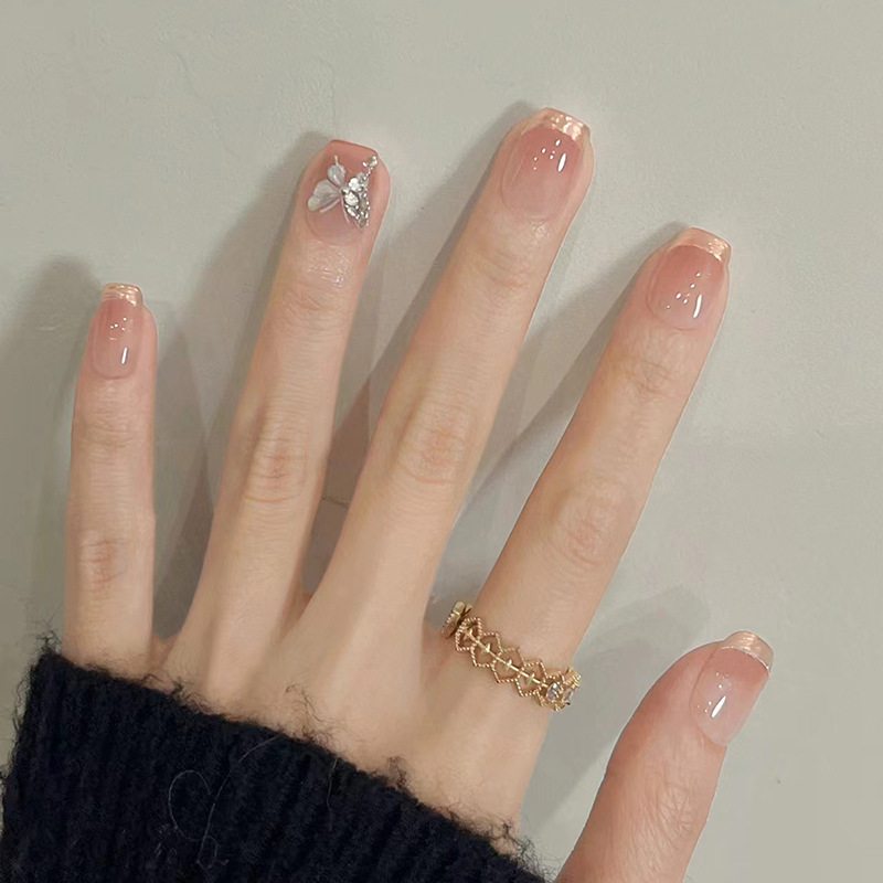 24 pièces d'ongles artificiels - Nail Art Simple avis et prix