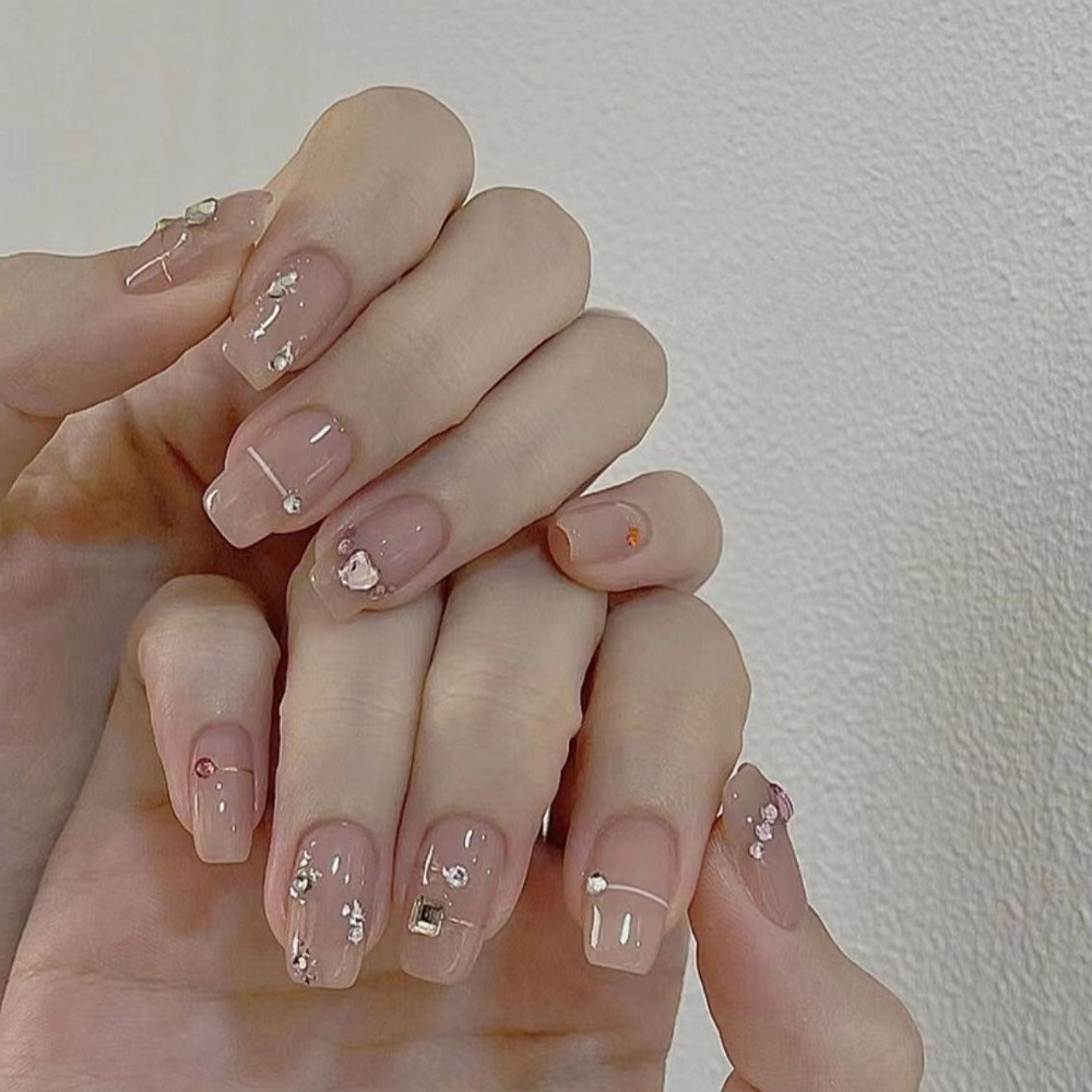 24 pièces d'ongles artificiels - Nail Art Simple avis et prix