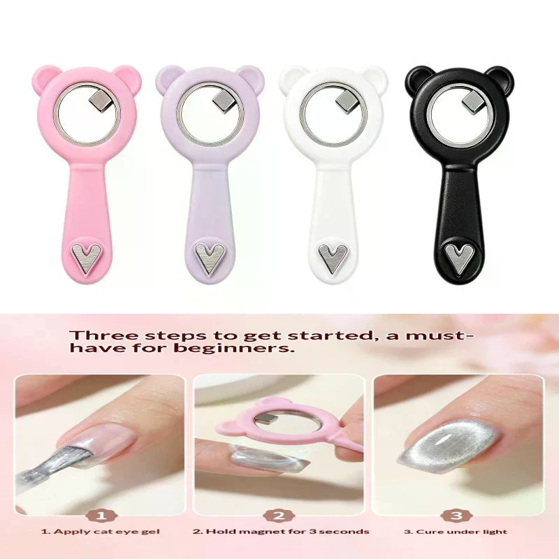 1 pièce Aimant à ongles portab - Nail Art Eye Cat avis et prix